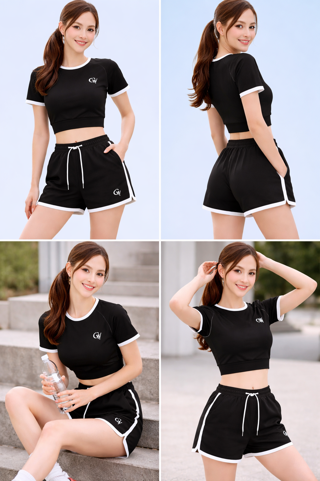 Covia Croptop -  Bộ Croptop Thể Thao Nữ